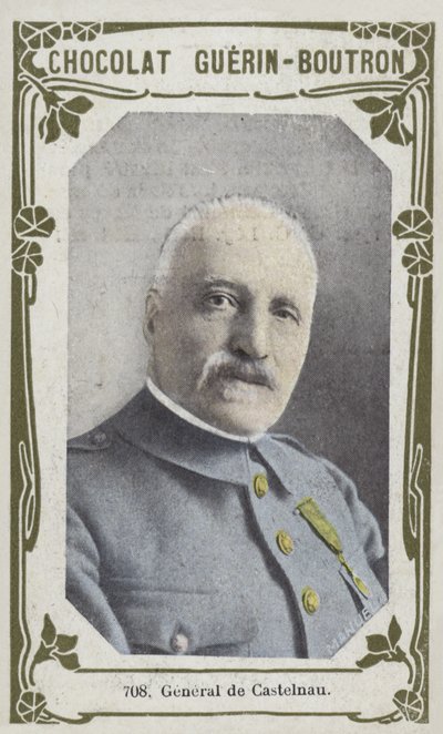 General de Castelnau (farvet foto) af French School