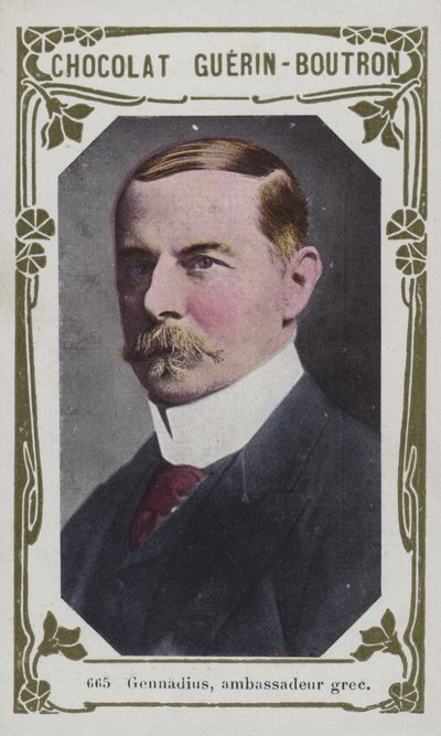 Gennadius, græsk ambassadør (farvet foto) af French School