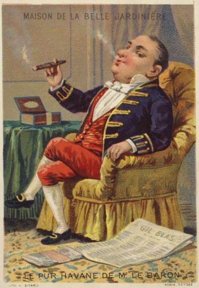 Gentleman ryger cigar af French School