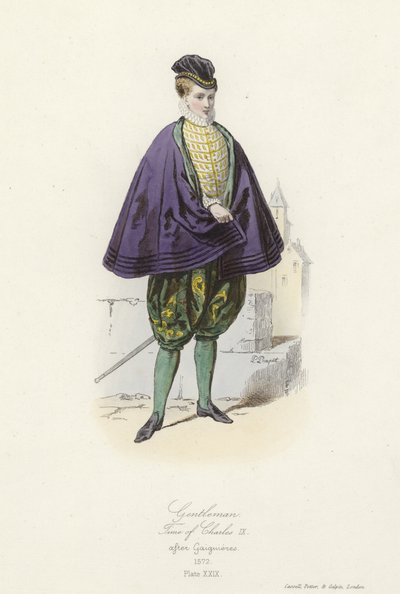 Herre fra Charles IX af Frankrigs tid af French School