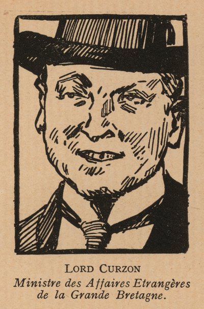 George Curzon af French School