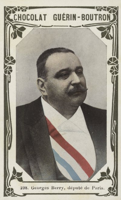 Georges Berry, MP for Paris (farvet foto) af French School