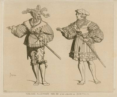 Tysk adel, 1515-30 af French School