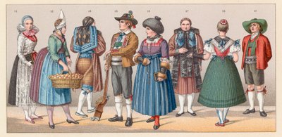 Tyskland Tyrol kostume af French School
