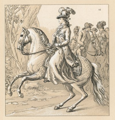 Tyskland XVII-XVIIIth Cent kostume af French School