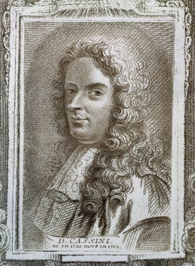 Giovanni Domenico Cassini (1625-1712), illustration fra Histoire des Mathematiciens af Alexandre Saverien (1720-1805), udgivet i Paris 1766 af French School