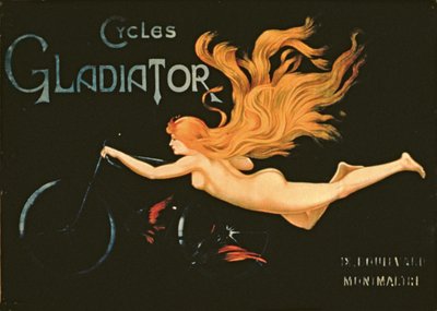 Gladiator Cycles, Boulevard Montmartre, Paris af French School