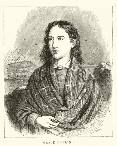 Grace Darling (gravering) af French School