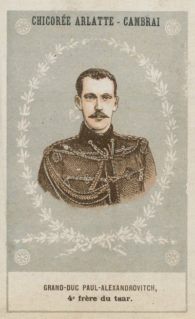 Storhertug Paul-Alexandrovitch, zarens fjerde bror af French School