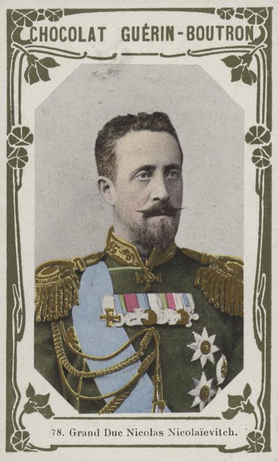 Storhertug Nicolas Nicolaievitch (farvet foto) af French School