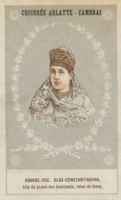 Storhertug, Olga-Constantinovna, datter af storhertug Konstantin, dronning af Grækenland af French School