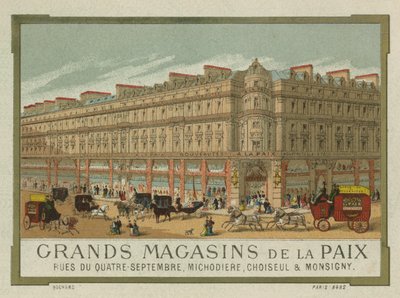 Grands Magasins de la Paix, Paris af French School