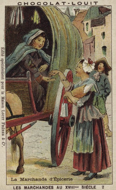 Købmand, 1700-tallet af French School