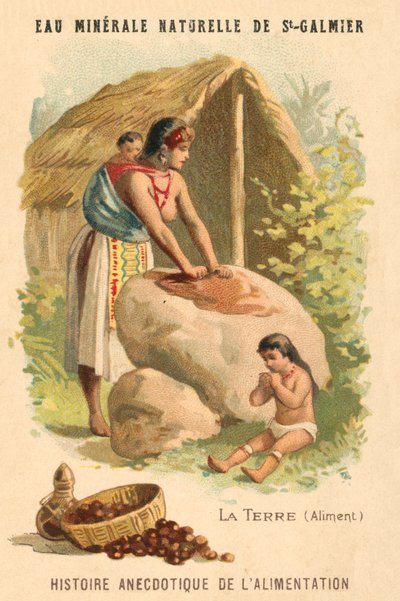 Jordnødder (chromolitho) af French School