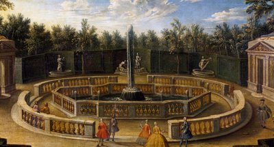 Grove of Domes i Versailles af French School