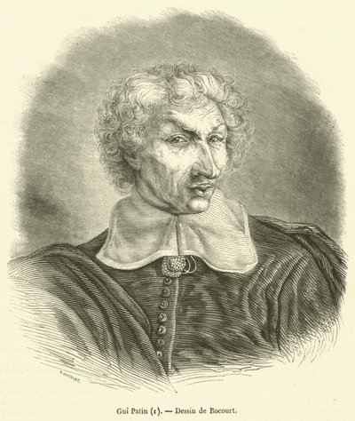 Gui Patin (gravering) af French School