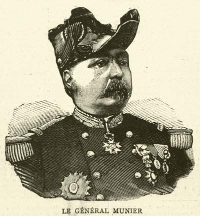 Gustave-Joseph Munier, fransk general (gravering) af French School