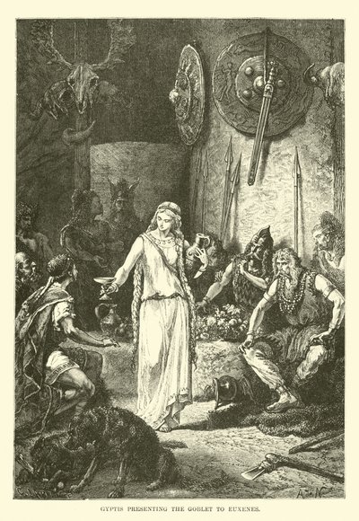 Gyptis præsenterer bægeret for Euxenes af French School