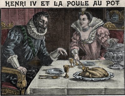 Henri IV og kyllingen ved gryden: Gabrielle d