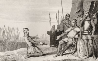 Henri I (1008-60) benåder sin bror Robert-Le-Vieux, fra 