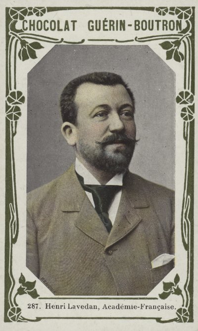 Henri Lavedan, Academie-Francaise (farvet foto) af French School