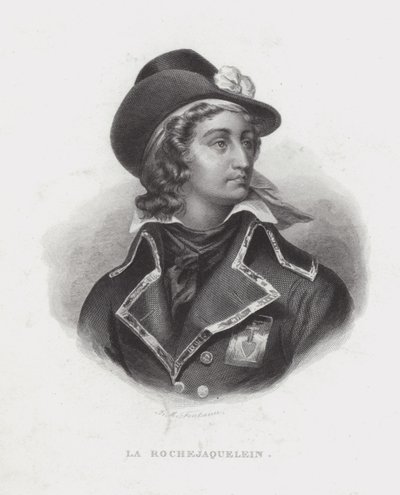 Henri de la Rochejaquelein, fransk royalistgeneral fra Vendée-oprøret af French School