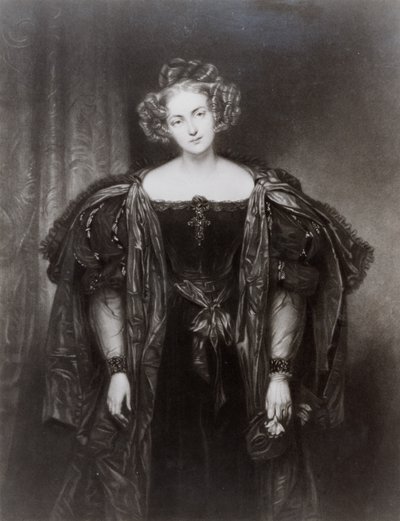 Henriette Sontag som Donna Anna i Wolfgang Amadeus Mozarts opera Don Giovanni af French School