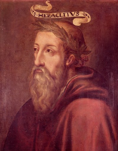 Heraklit fra Efesos (ca. 535-c. 475 f.Kr.) af French School