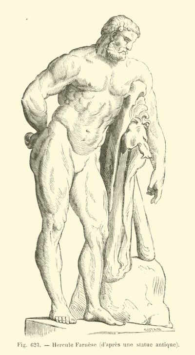 Hercule Farnese (gravering) af French School