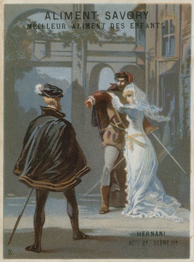 Hernani, 2. akt, scene II af French School