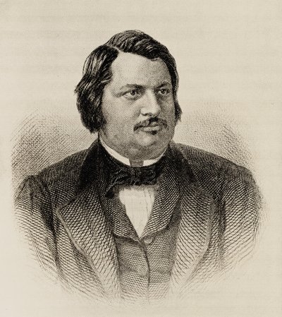 Honore de Balzac (1799-1850) af French School