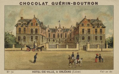 Hotel-de-Ville, i Orleans, Loiret af French School