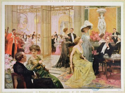 Hotel Meurice, 1909 af French School