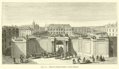 Hotel de Rohan-Soubise; efter Rigaud af French School