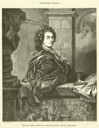 Hyacinthe Rigaud (gravering) af French School