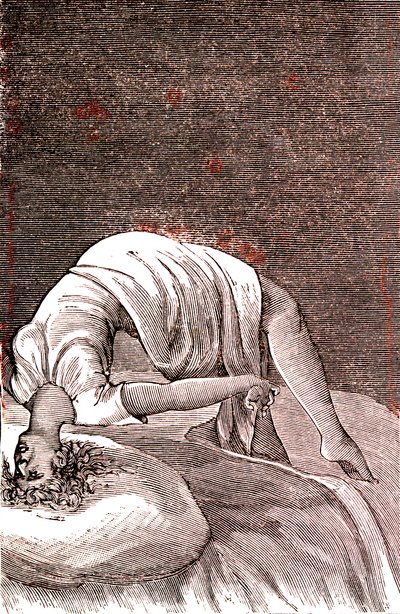 Hysteri, mental og nervøs lidelse, der stammer fra intens angst. 1887 (gravering) af French School