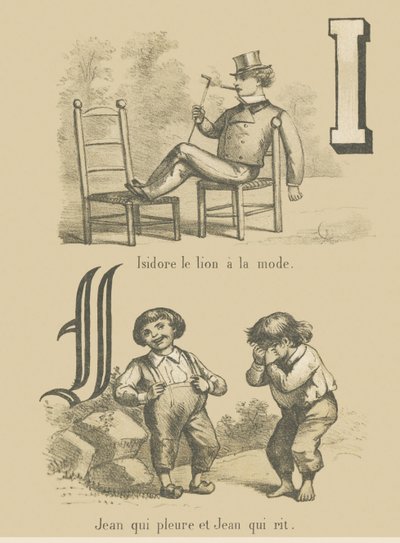 I J: Isidore den trendy løve/John græder og John griner af French School