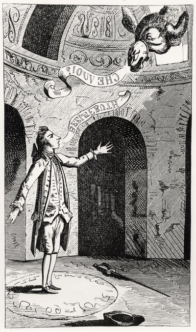 Illustration til The Devil in Love af French School