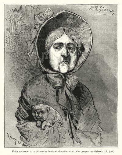 Illustration til Le Juif Errant (gravering) af French School