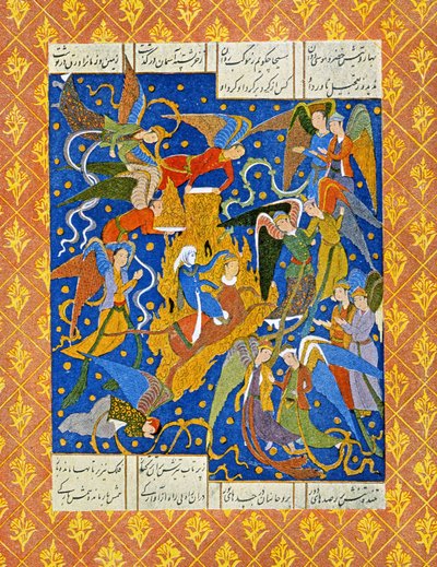 Illustration til The Arabian Nights, 1895 (farvegravering) af French School