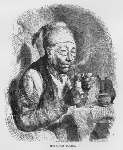 Illustration til The Assommoir, A Realistic Novel, af Emile Zola (gravering) af French School