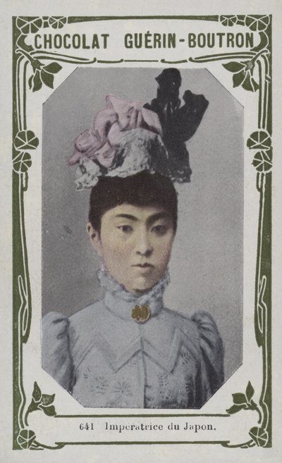 Kejserinde af Japan (farvet foto) af French School