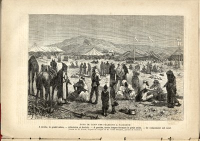 I pilgrimmenes lejr i Nazareth., Anonym, Pilgrimmen af French School