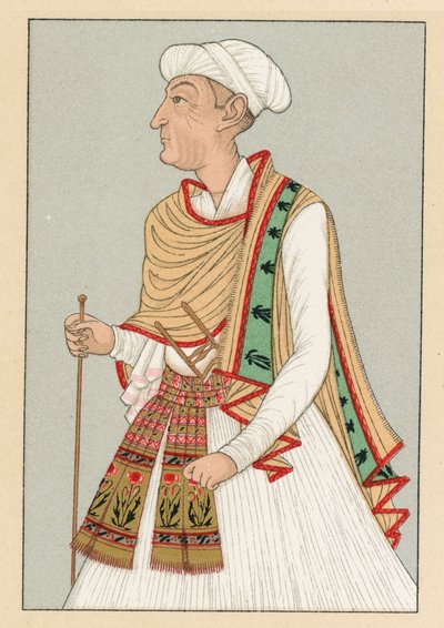 Indien kostume af French School