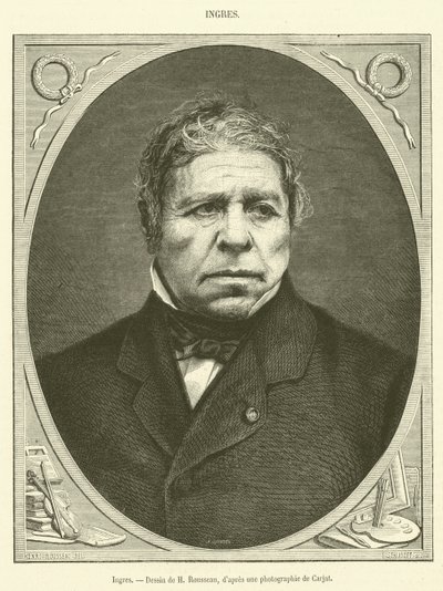 Ingres (gravering) af French School