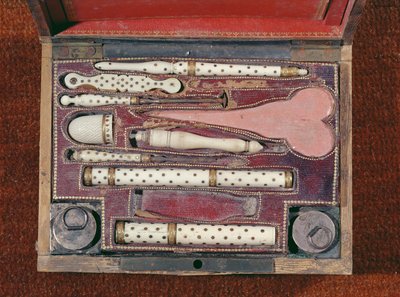 Instrumentkasse til vaccinationer, c.1820 af French School