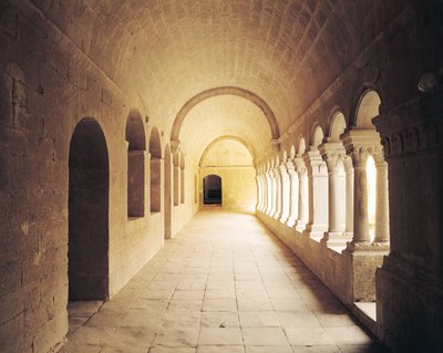 Indvendigt billede af klosteret, grundlagt i 1148 af French School