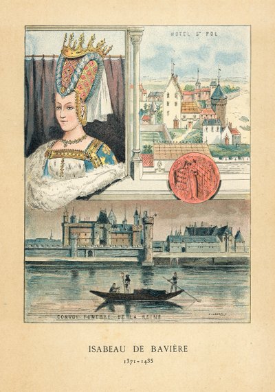Isabeau de Baviere af French School