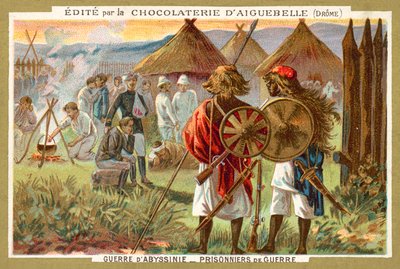 Italienske krigsfanger, første italiensk-etiopiske krig af French School