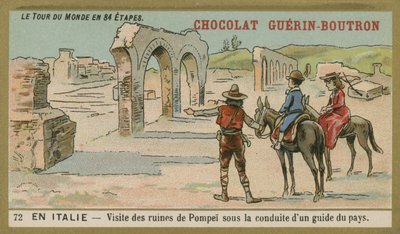 Italien: besøger ruinerne af Pompeji med en lokal guide af French School